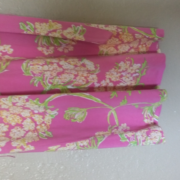 Lilly Pultizer Dress Pink Silk  XS - Picture 6 of 10
